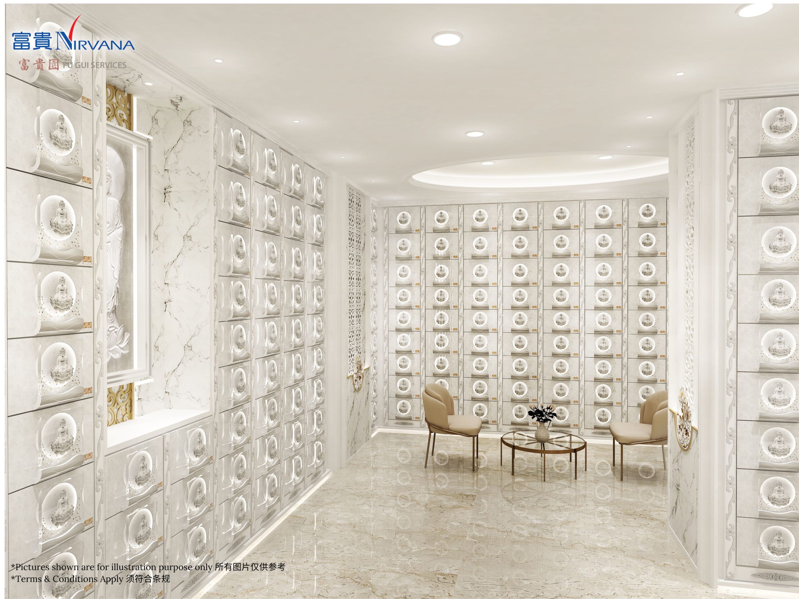 Suite H523 columbarium suite Interior Design